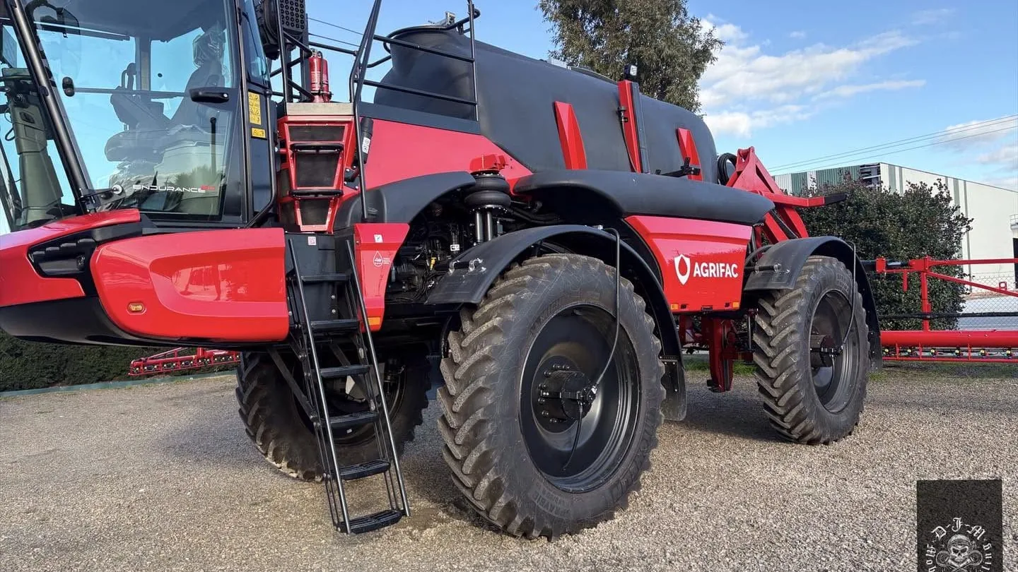 Agrifac self-propelled sprayer after a machinery detail by DJM Detailing, Bendigo