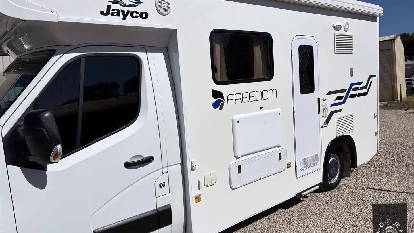 Jayco Freedom motorhome washed and detailed at DJM Detailing, Bendigo