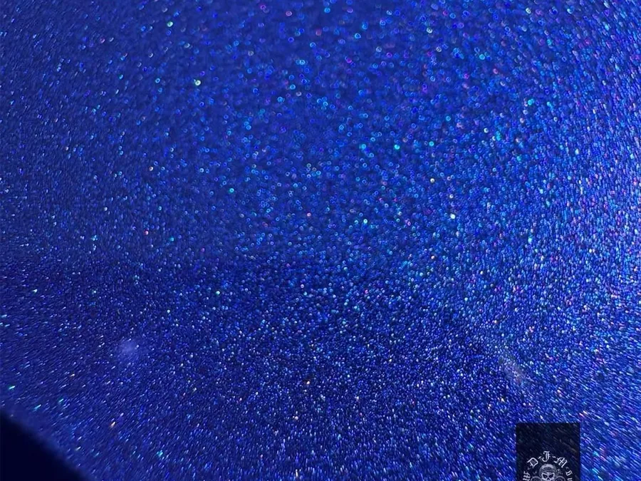 Metallic flake clarity after polishing